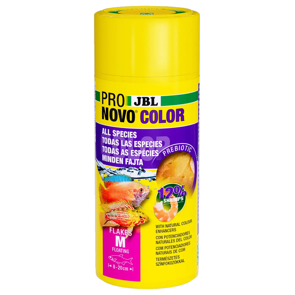 Корм для забарвлення рибок пластівці JBL PRONOVO COLOR FLAKES M