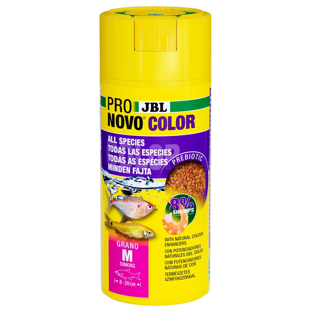 Корм для окраски рыб в гранулах PRONOVO COLOR GRANO