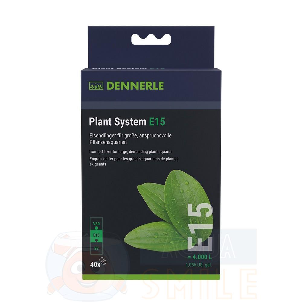 Добриво для акваріумних рослин DENNERLE Plant System E15, табл.