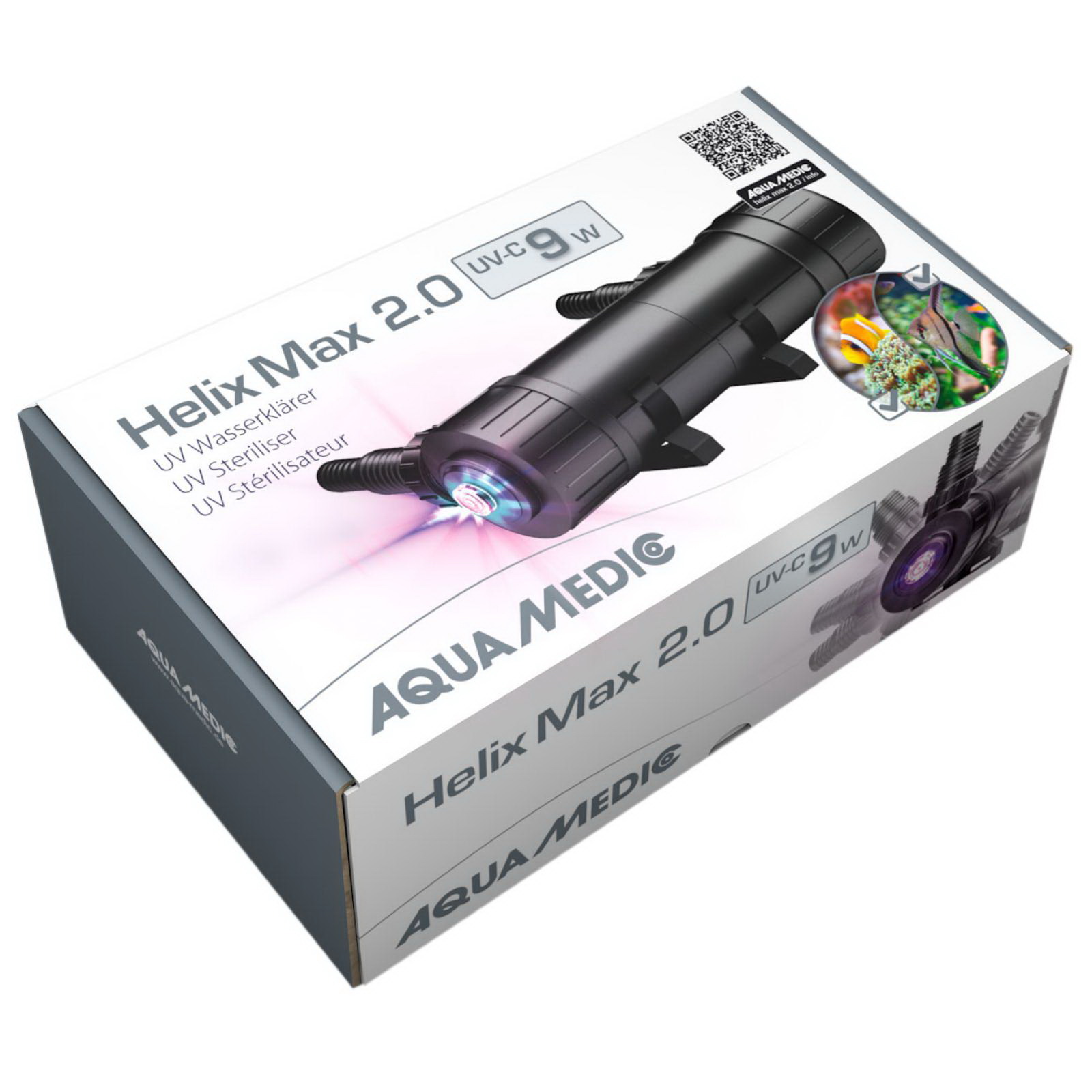 УФ стерилизатор для аквариума Aqua Medic Helix Max 2.0 9 Вт
