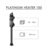 Обогреватель для аквариума Aquael AQUAEL PLATINIUM HEATER 100 Вт 51276