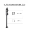 Обігрівач для акваріума Aquael AQUAEL PLATINIUM HEATER 200 Вт 51289