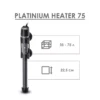 Обогреватель для аквариума Aquael AQUAEL PLATINIUM HEATER 75 Вт 51270