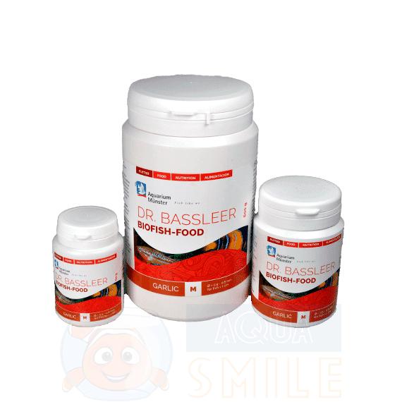 Корм для риб у гранулах Aquarium Munster DR. BASSLEER BF GARLIC M 60 г