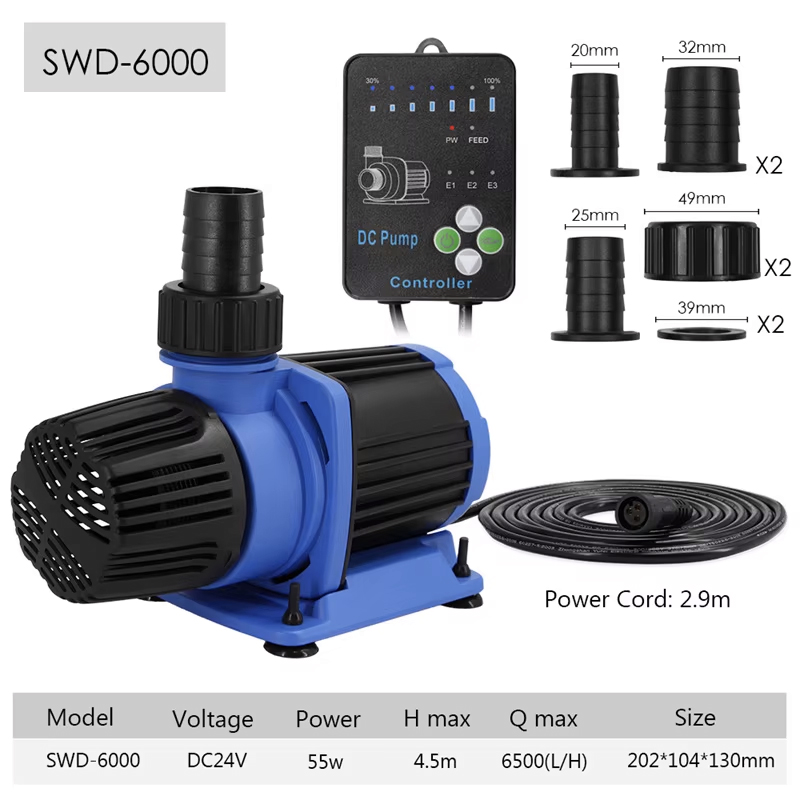 Насос для аквариума JUYANG SWD 6000 DC