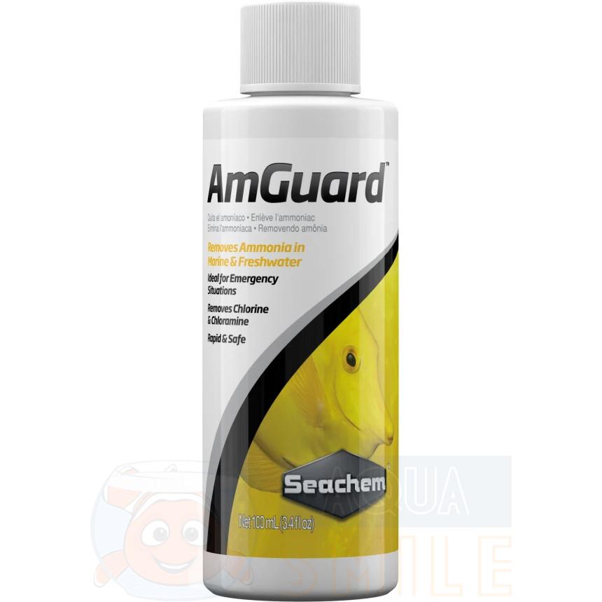 Кондиционер для блокировки аммиака в аквариуме Seachem AmGuard