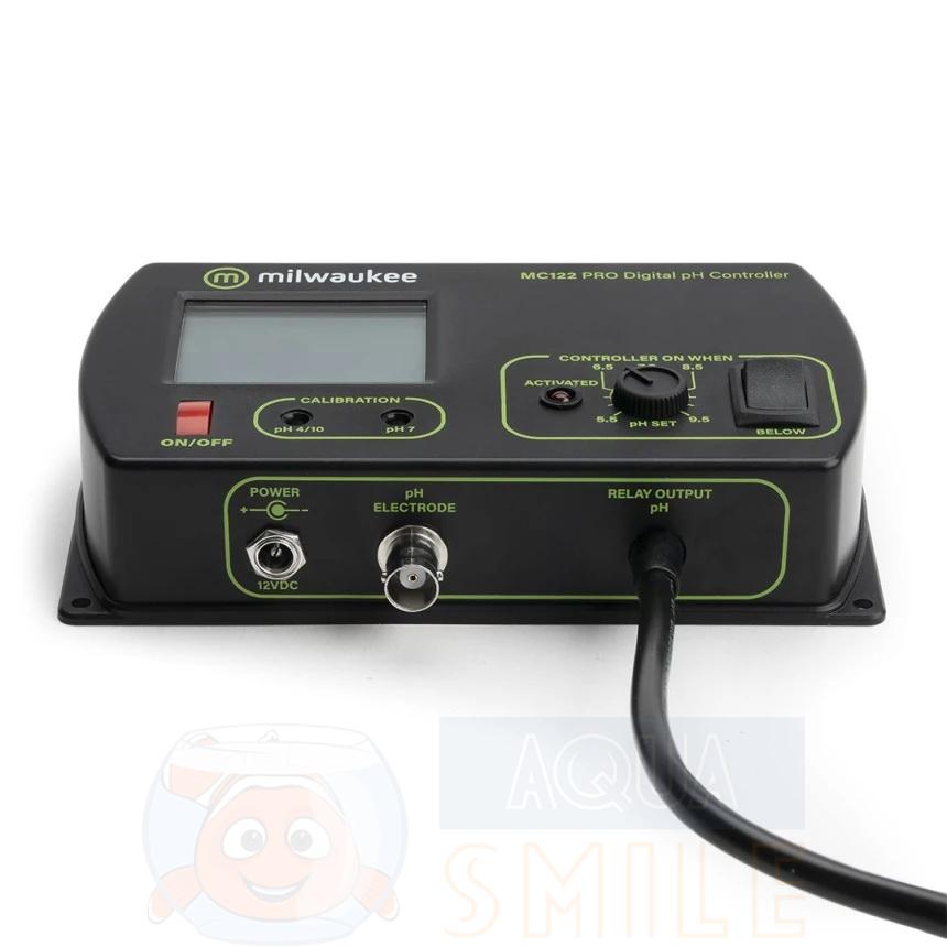 Контроллер рН с программируемым выходом для аквариума Milwaukee MC122 PRO pH Controller