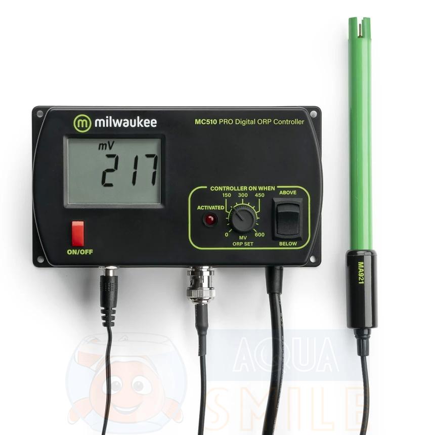 Контролер ORP із програмованим виходом для акваріума Milwaukee MC510 PRO Digital Redox ORP Controller