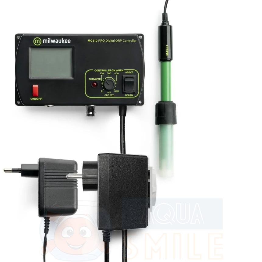 Контролер ORP із програмованим виходом для акваріума Milwaukee MC510 PRO Digital Redox ORP Controller