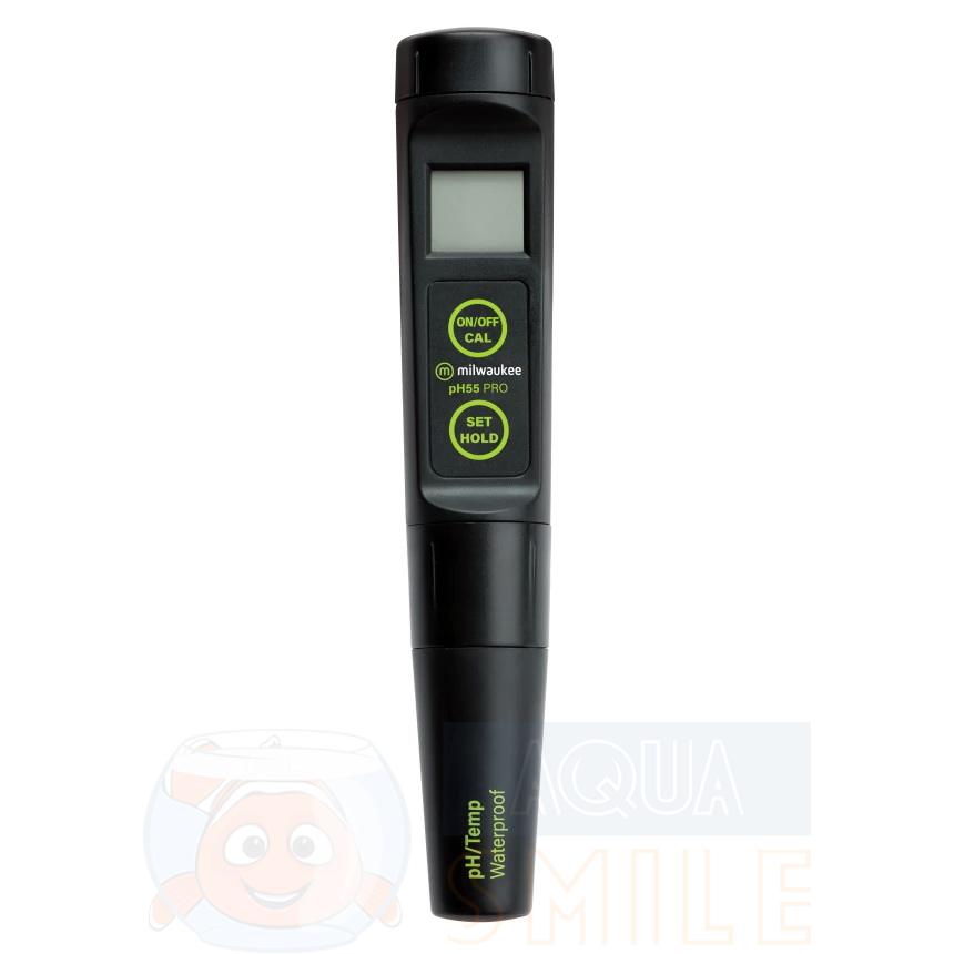 Портативний тестер pH та температури для акваріума Milwaukee pH55 PRO