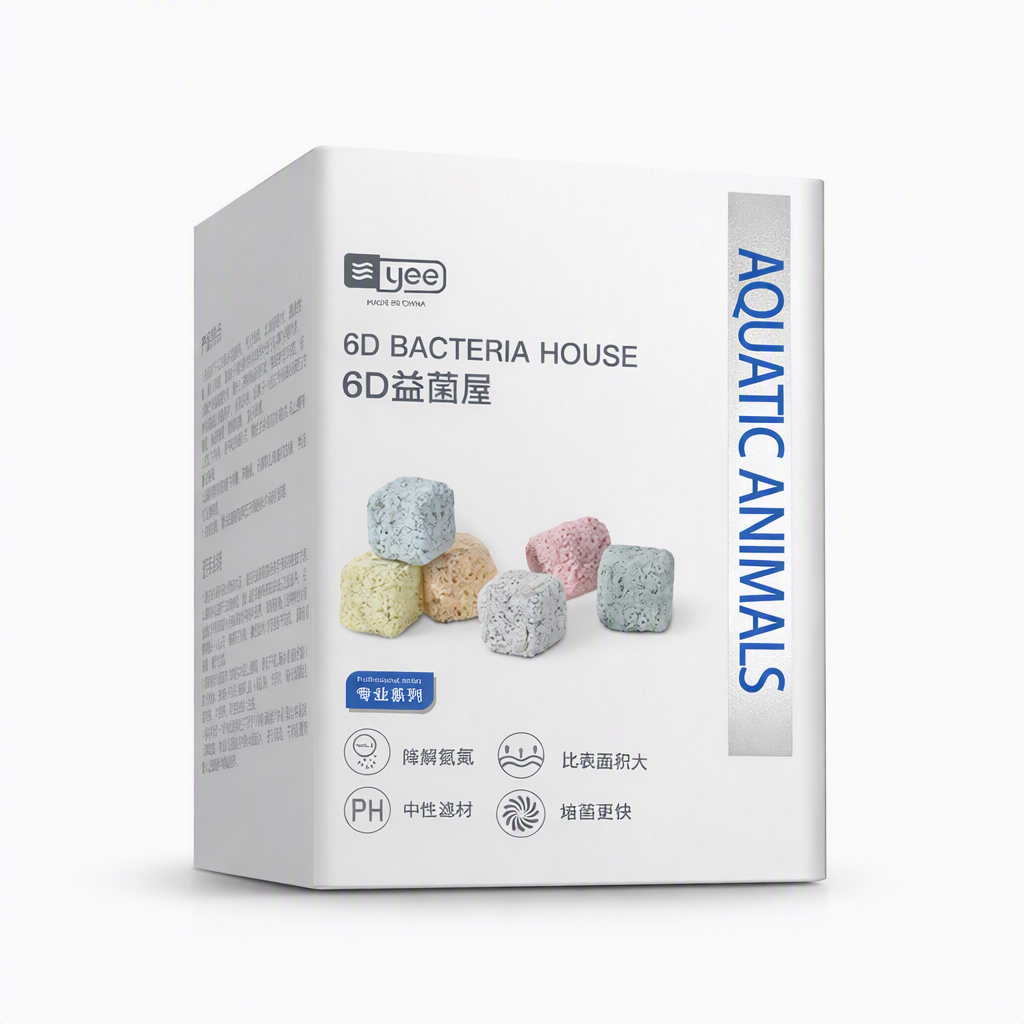 Наполнитель в аквариумный фильтр, удаление нитритов и аммония YEE 6D Bacteria Cube 600 г
