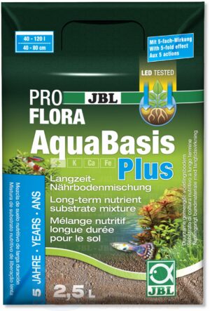 Питательная подложка в аквариум JBL AquaBasis plus - 2,5 л для 50-100 л., Длина акв. 50-80 см