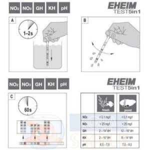 Тест смужки для акваріума EHEIM 5 in 1
