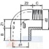 Угол – колено 90 градусов с внешн. резьбой Aqua Medic elbow 90 12147