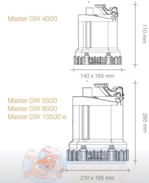 Дренажный насос Sicce MASTER DW 8000e