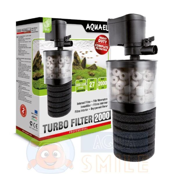 Внутренний фильтр для аквариума Aquael TURBO FILTER 1500