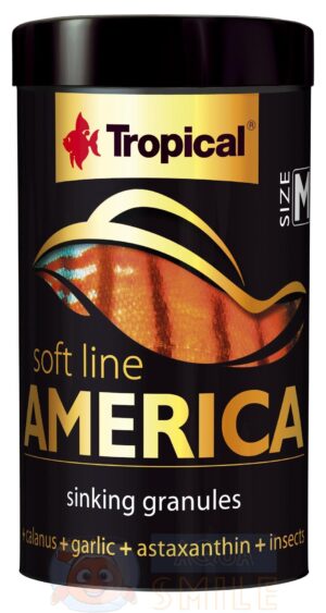 Корм для риб у гранулах Tropical Soft Line America M